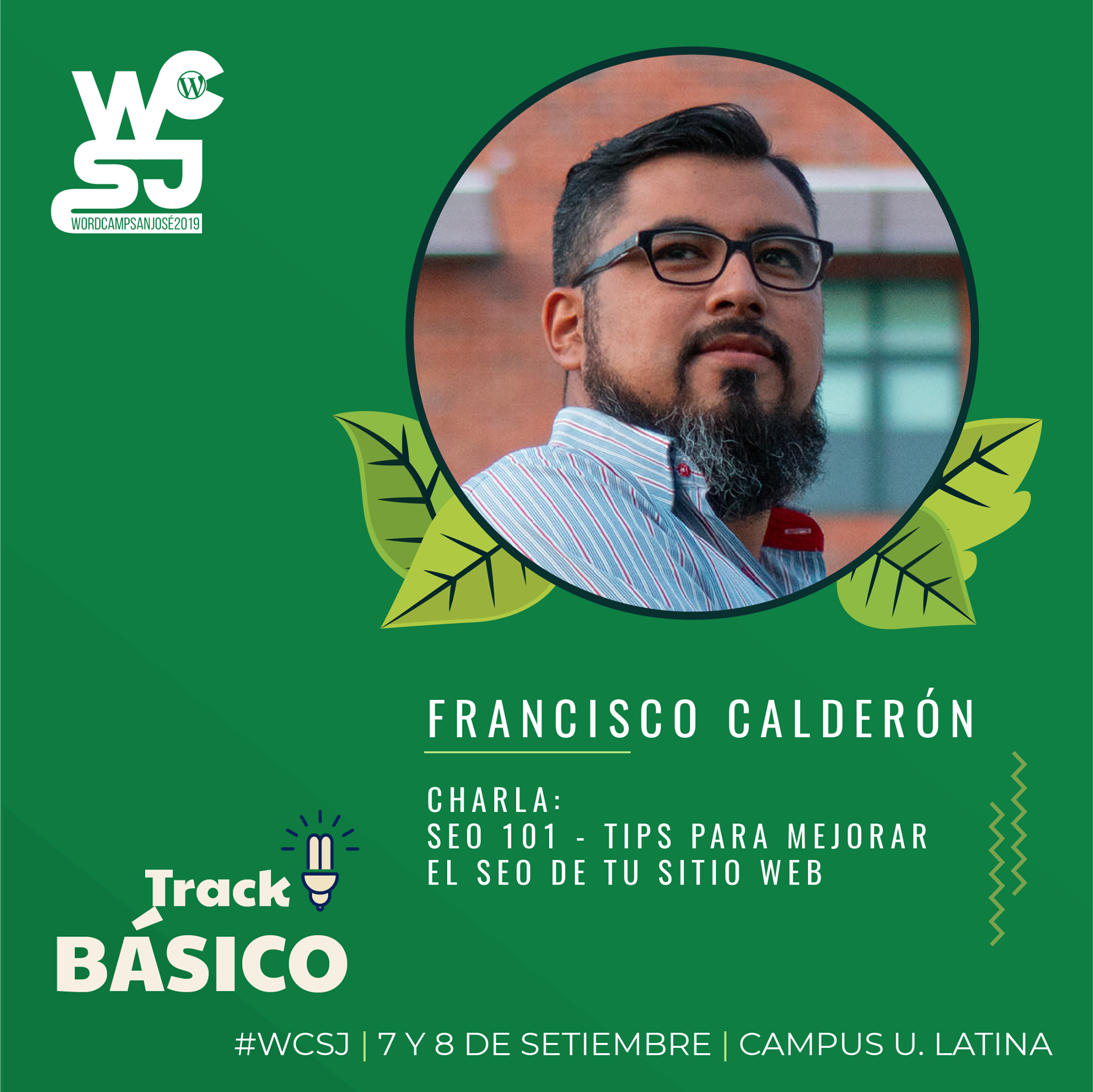 Francisco Calderón Ponente WordCamp SJ 2019